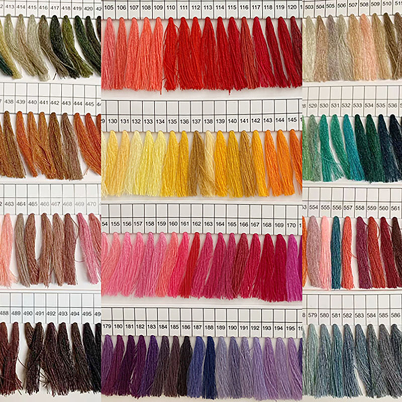 刺繍スレッドの変換チャート：刺繍の世界に不可欠なツール