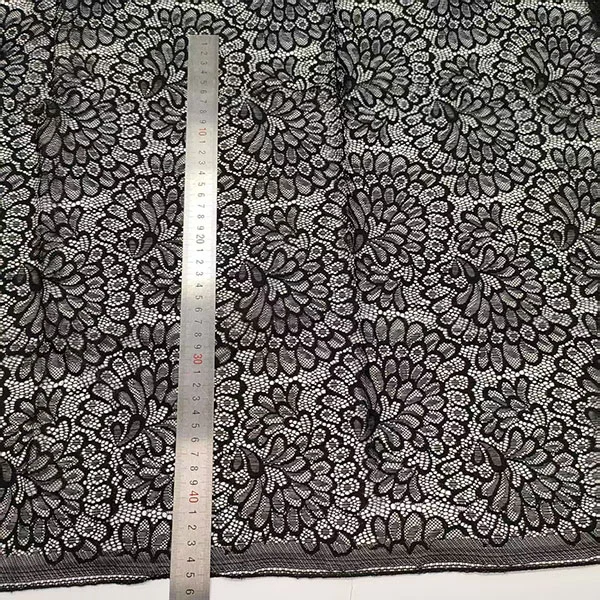刺繍ストレッチナイロンスパンデックスレース生地