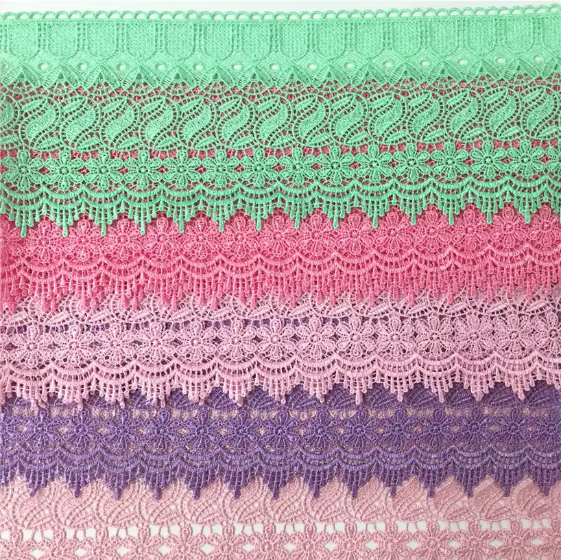 Fashionable High Quality Short Three Dimensional Floral Sequin Lace Suitable For Dresses And Other Accessories