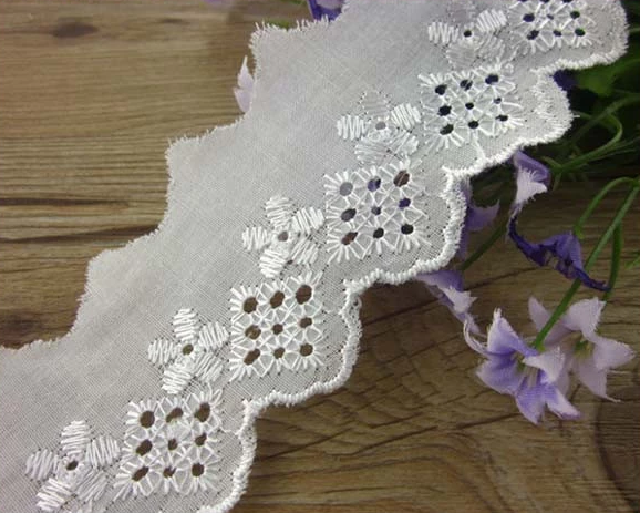 Fashion Cheap Polyester White Bridal Tc Lace Trim,colorful Trimmings TC Lace